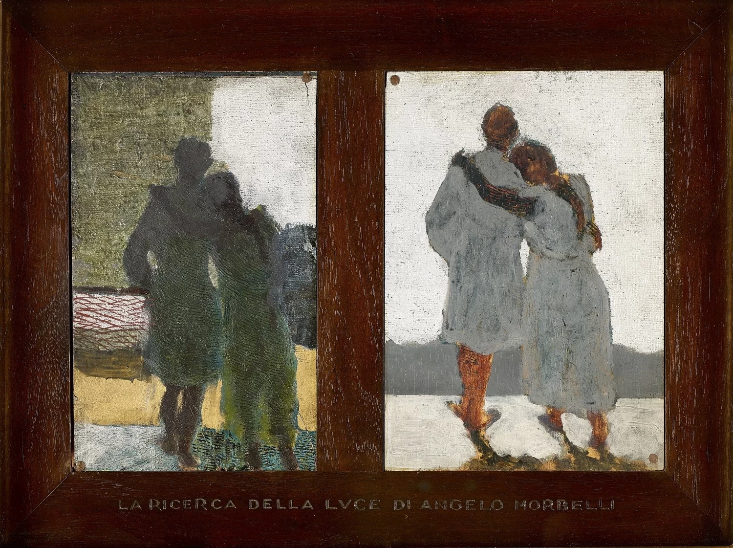 La ricerca della luce. Studio per immagine centrale trittico Sogno e realtà - Pinacoteca Cassa di Risparmio, Tortona